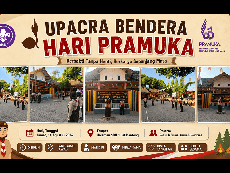 Upacara Hari Pramuka ke 65